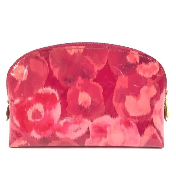 LOUIS VUITTON M90045 MonogramVernis Pochette-cosmetics-Ikat Cosmetic Pouch - Picture 1 of 13